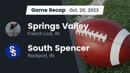 Recap: Springs Valley  vs. South Spencer  2023