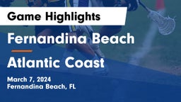 Fernandina Beach  vs Atlantic Coast   Game Highlights - March 7, 2024