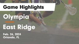 Olympia  vs East Ridge  Game Highlights - Feb. 26, 2024