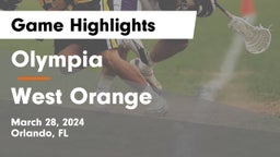 Olympia  vs West Orange  Game Highlights - March 28, 2024