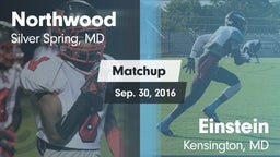 Matchup: Northwood High vs. Einstein  2016