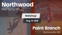 Matchup: Northwood High vs. Paint Branch  2018