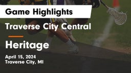 Traverse City Central  vs Heritage  Game Highlights - April 15, 2024