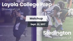 Matchup: Loyola College Prep vs. Sterlington  2017