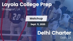 Matchup: Loyola College Prep vs. Delhi Charter  2020