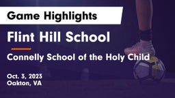 Flint Hill School vs Connelly School of the Holy Child  Game Highlights - Oct. 3, 2023