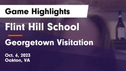 Flint Hill School vs Georgetown Visitation Game Highlights - Oct. 6, 2023