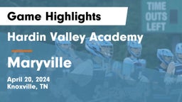 Hardin Valley Academy vs Maryville  Game Highlights - April 20, 2024
