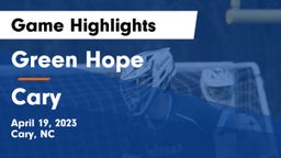 Green Hope  vs Cary  Game Highlights - April 19, 2023
