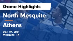 North Mesquite  vs Athens  Game Highlights - Dec. 27, 2021