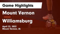 Mount Vernon  vs Williamsburg  Game Highlights - April 22, 2022