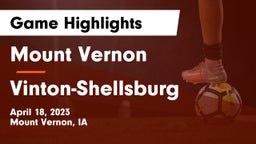 Mount Vernon  vs Vinton-Shellsburg  Game Highlights - April 18, 2023