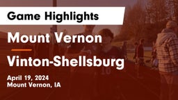 Mount Vernon  vs Vinton-Shellsburg  Game Highlights - April 19, 2024