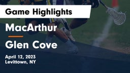 MacArthur  vs Glen Cove  Game Highlights - April 12, 2023