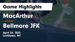 MacArthur  vs Bellmore JFK Game Highlights - April 26, 2023