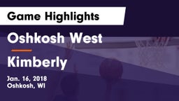 Oshkosh West  vs Kimberly  Game Highlights - Jan. 16, 2018