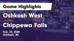 Oshkosh West  vs Chippewa Falls  Game Highlights - Feb. 22, 2020