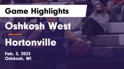 Oshkosh West  vs Hortonville  Game Highlights - Feb. 3, 2023