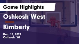 Oshkosh West  vs Kimberly  Game Highlights - Dec. 15, 2023