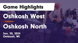 Oshkosh West  vs Oshkosh North  Game Highlights - Jan. 20, 2024