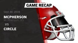 Recap: McPherson  vs. Circle 2016