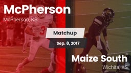 Matchup: McPherson vs. Maize South  2017