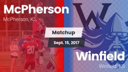 Matchup: McPherson vs. Winfield  2017