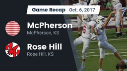 Recap: McPherson  vs. Rose Hill  2017