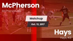 Matchup: McPherson vs. Hays  2017
