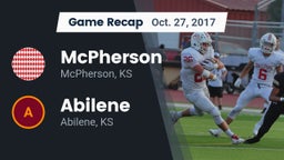 Recap: McPherson  vs. Abilene  2017