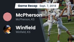 Recap: McPherson  vs. Winfield  2018