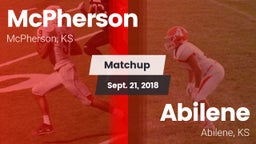 Matchup: McPherson vs. Abilene  2018