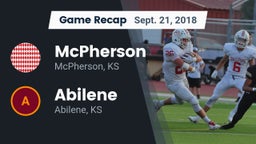Recap: McPherson  vs. Abilene  2018
