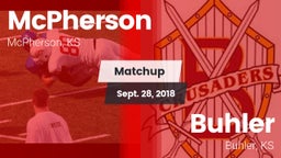 Matchup: McPherson vs. Buhler  2018