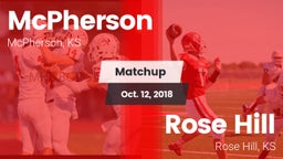 Matchup: McPherson vs. Rose Hill  2018