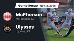 Recap: McPherson  vs. Ulysses  2018