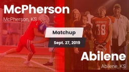 Matchup: McPherson vs. Abilene  2019