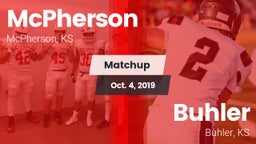 Matchup: McPherson vs. Buhler  2019