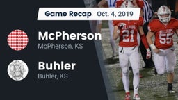 Recap: McPherson  vs. Buhler  2019