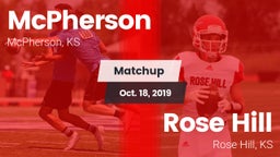 Matchup: McPherson vs. Rose Hill  2019