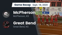 Recap: McPherson  vs. Great Bend  2020