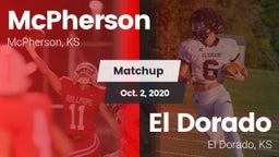 Matchup: McPherson vs. El Dorado  2020