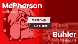 Matchup: McPherson vs. Buhler  2020