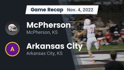 Recap: McPherson  vs. Arkansas City  2022