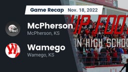 Recap: McPherson  vs. Wamego  2022