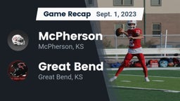 Recap: McPherson  vs. Great Bend  2023