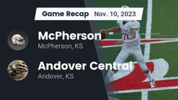 Recap: McPherson  vs. Andover Central  2023