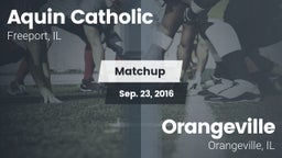 Matchup: Aquin Catholic High vs. Orangeville  2016