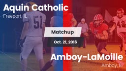 Matchup: Aquin Catholic High vs. Amboy-LaMoille  2016