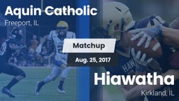 Matchup: Aquin Catholic High vs. Hiawatha  2017